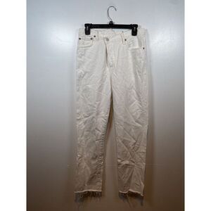 Agolde Criss Cross White Jeans Size 28 x 30